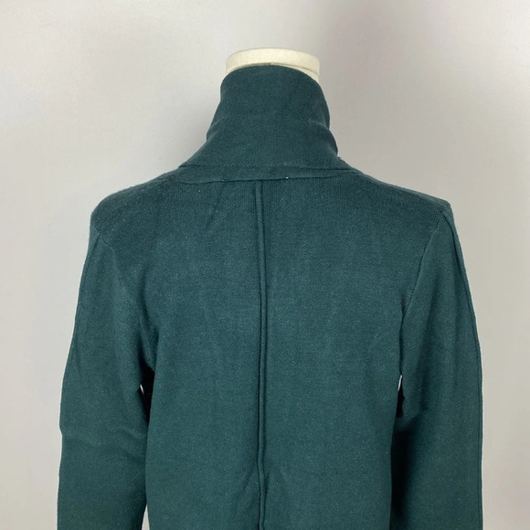 Magaschoni Fringe Open Front Cardigan in Emerald Green size small - Picture 6 of 13